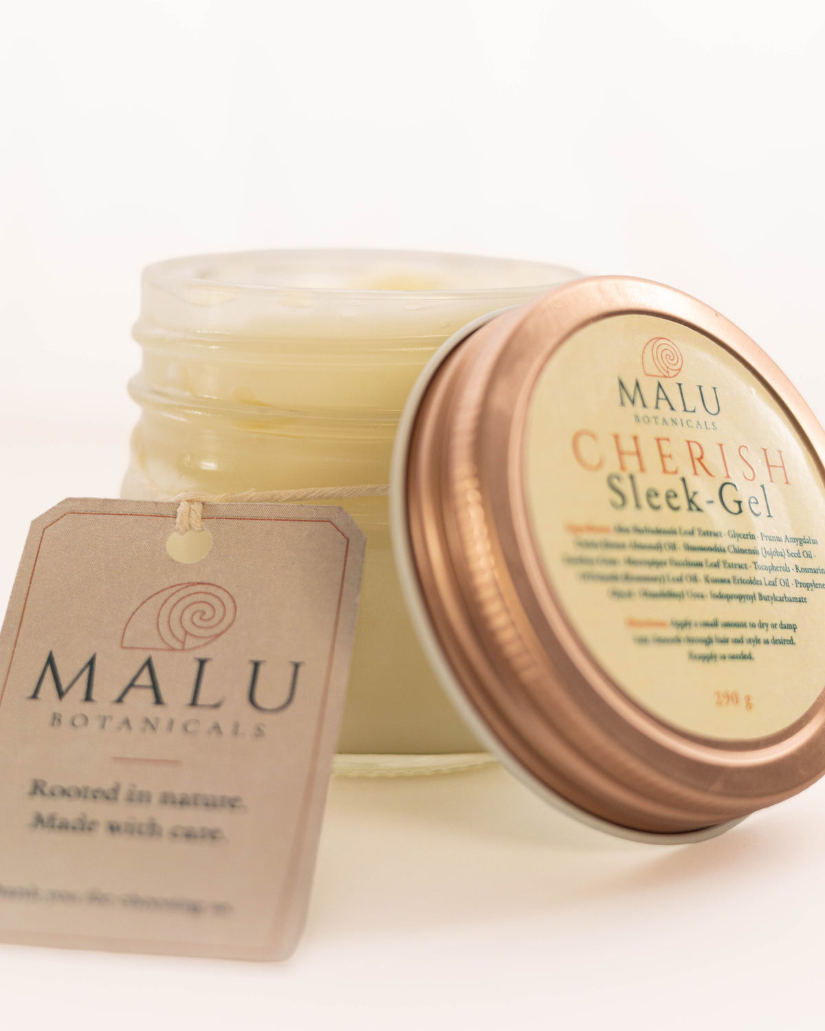 MALU Cherish Sleek Gel texture and packaging